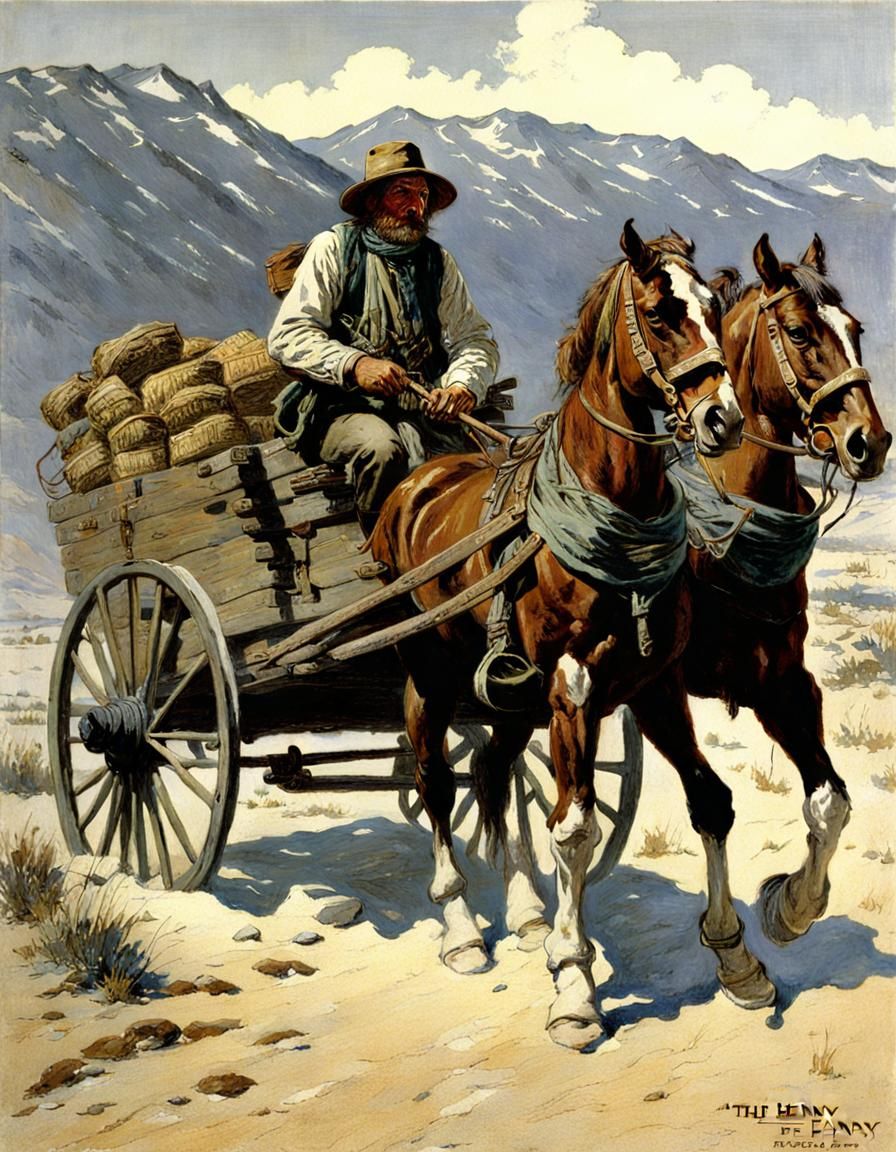 Western Landscape Painting in Farny Style