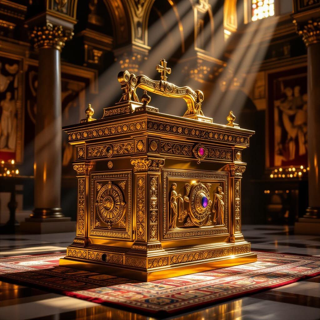 Ark of the Covenant in Jerusalem Temple, Renaissance Style