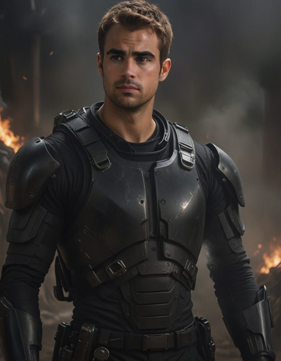 Ethereal Four in Cyberpunk Space Armor