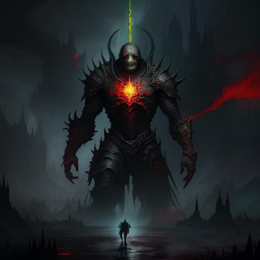 Fantastical Terror: A Detailed Matte Painting