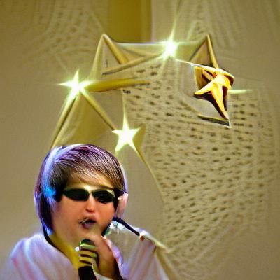 Portrait of Pop Star Kris Klein