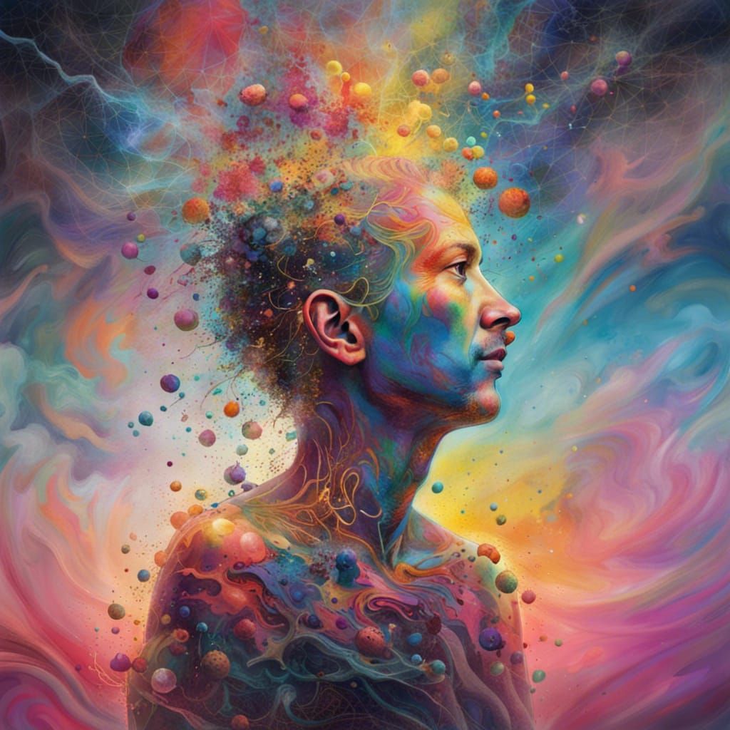 Surreal Melting Landscape in Salvador Dali Style