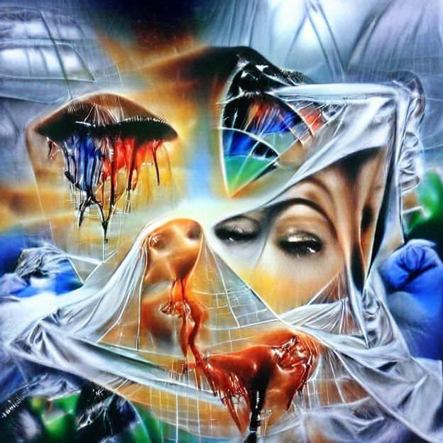 Surreal Airbrush Art: Shattering the Illusion