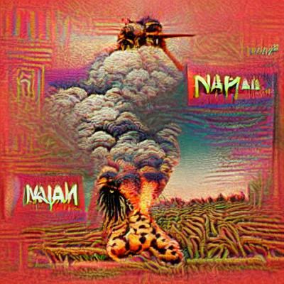 Abstract Catastrophe in Stark Contrasting Colors