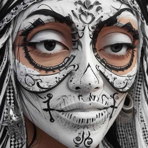 Minimalist Black and White Abstract