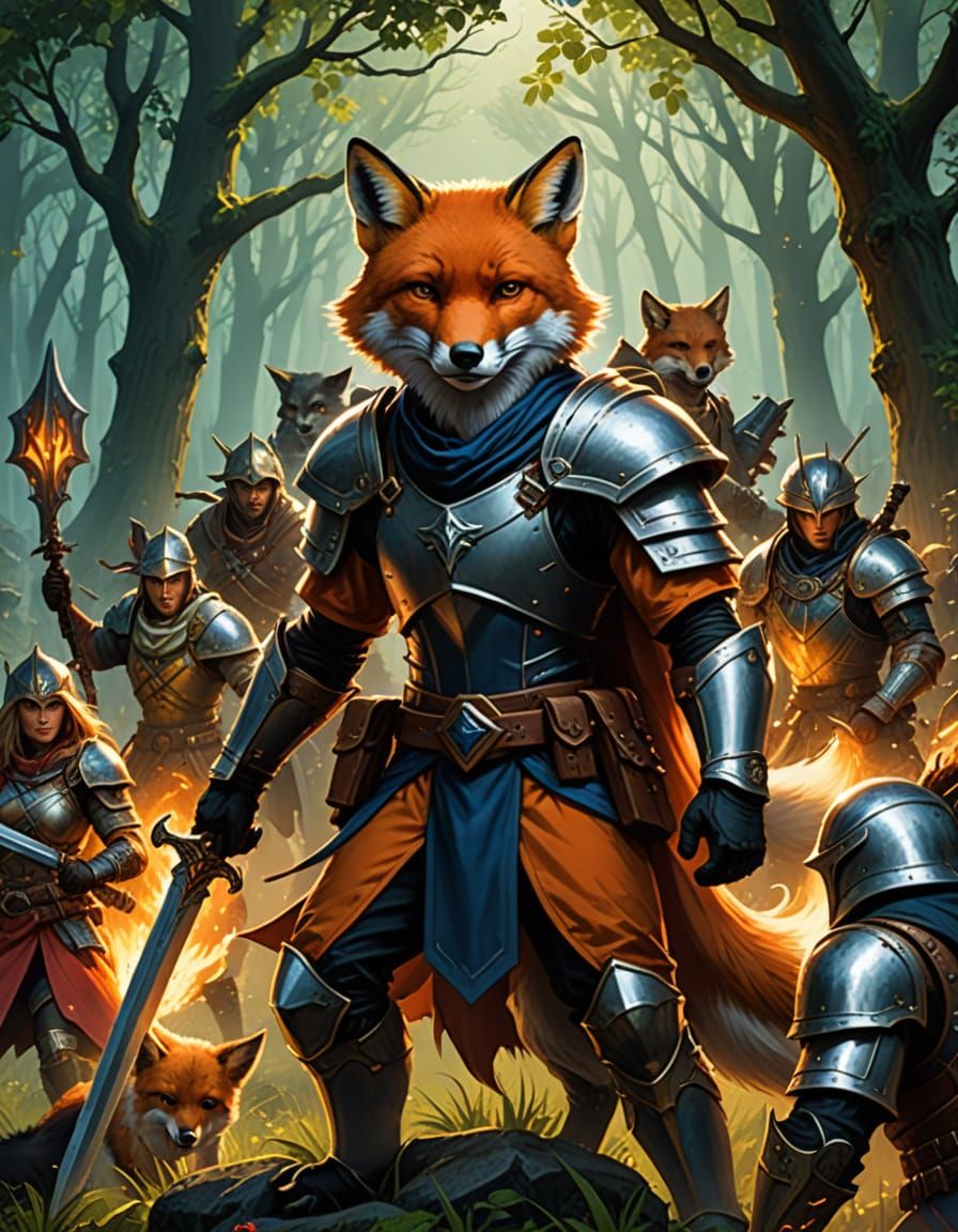 Fox Warrior III: Heroic Fantasy RPG Game Cover