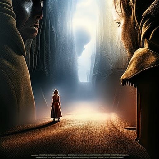 Fantasycore Horror Movie Poster in Photorealistic Style