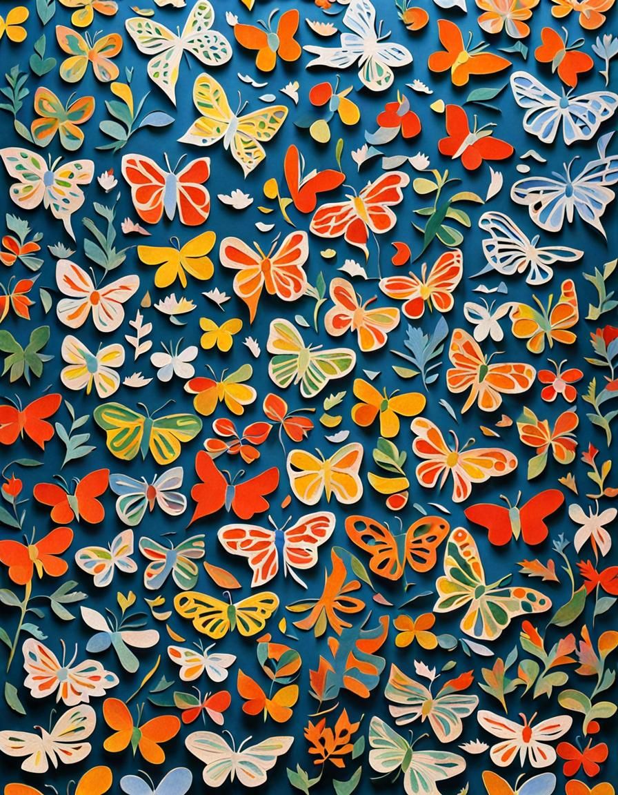 Surreal Paper Cut-Outs of Fall Webworms