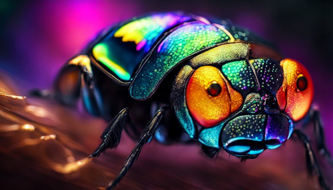 Colorful beetle