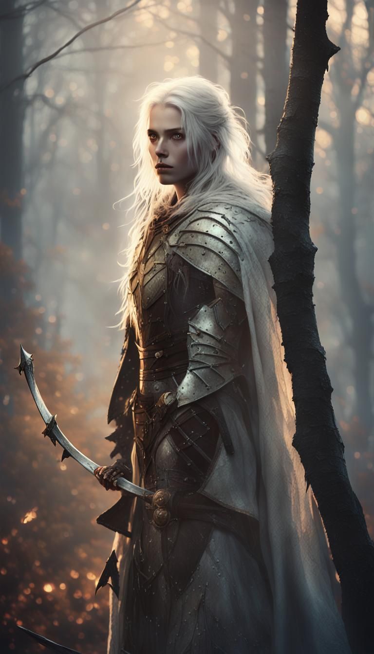 Heartbroken Ranger in Misty Forest