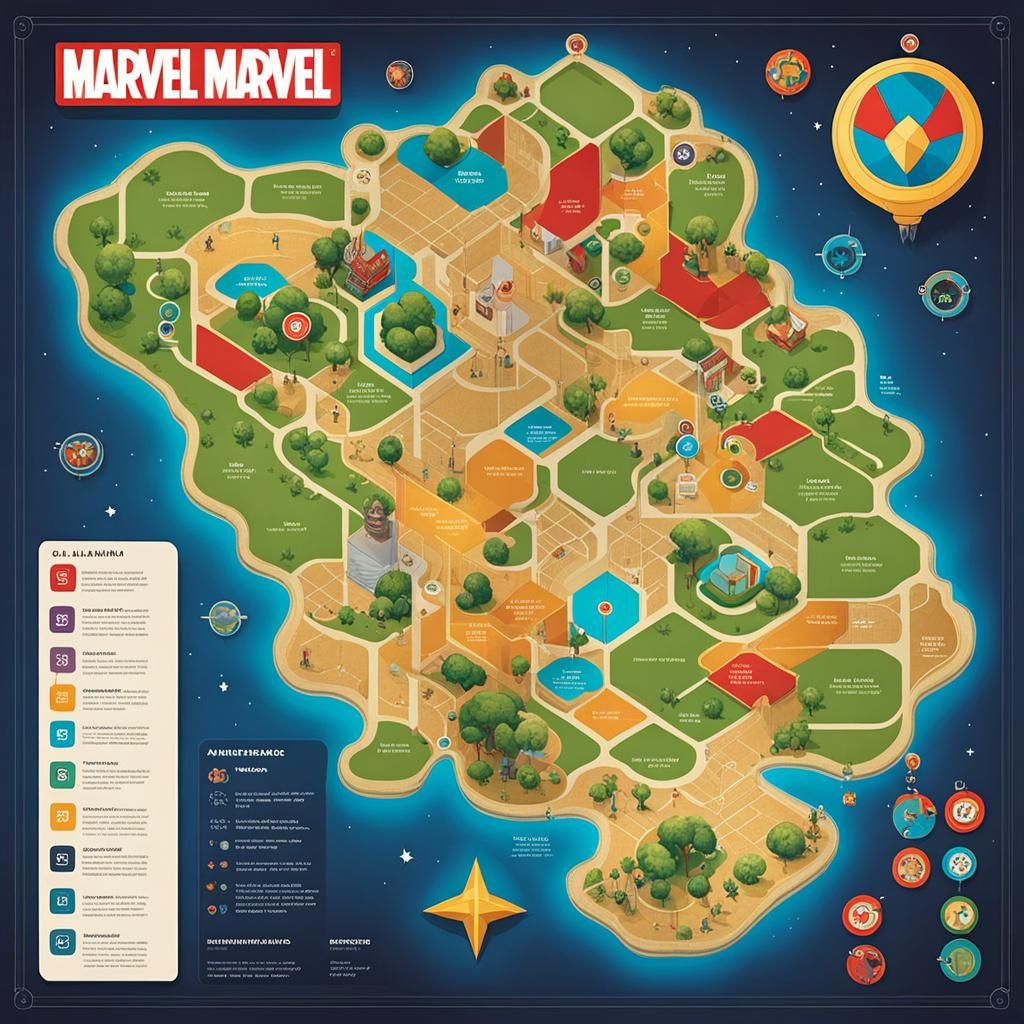 Marvel Universe Math Map for Kids