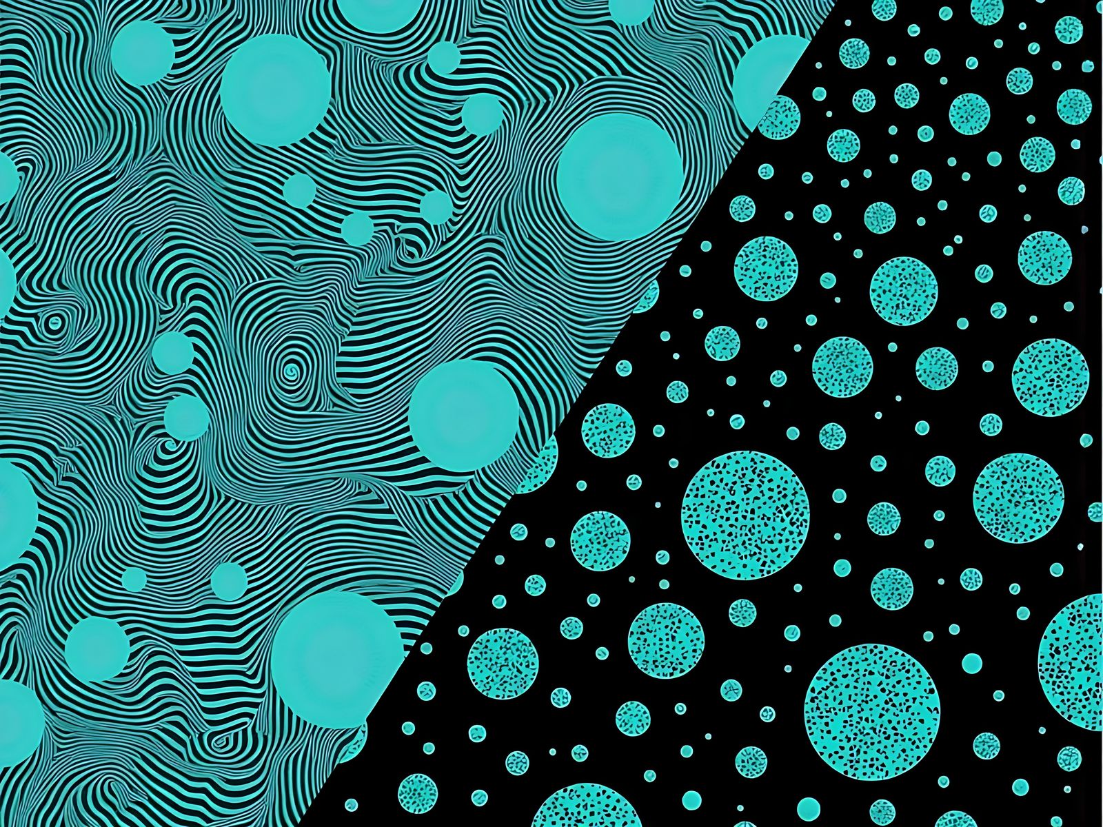 Molecular Duality in Neon-Lit Depths