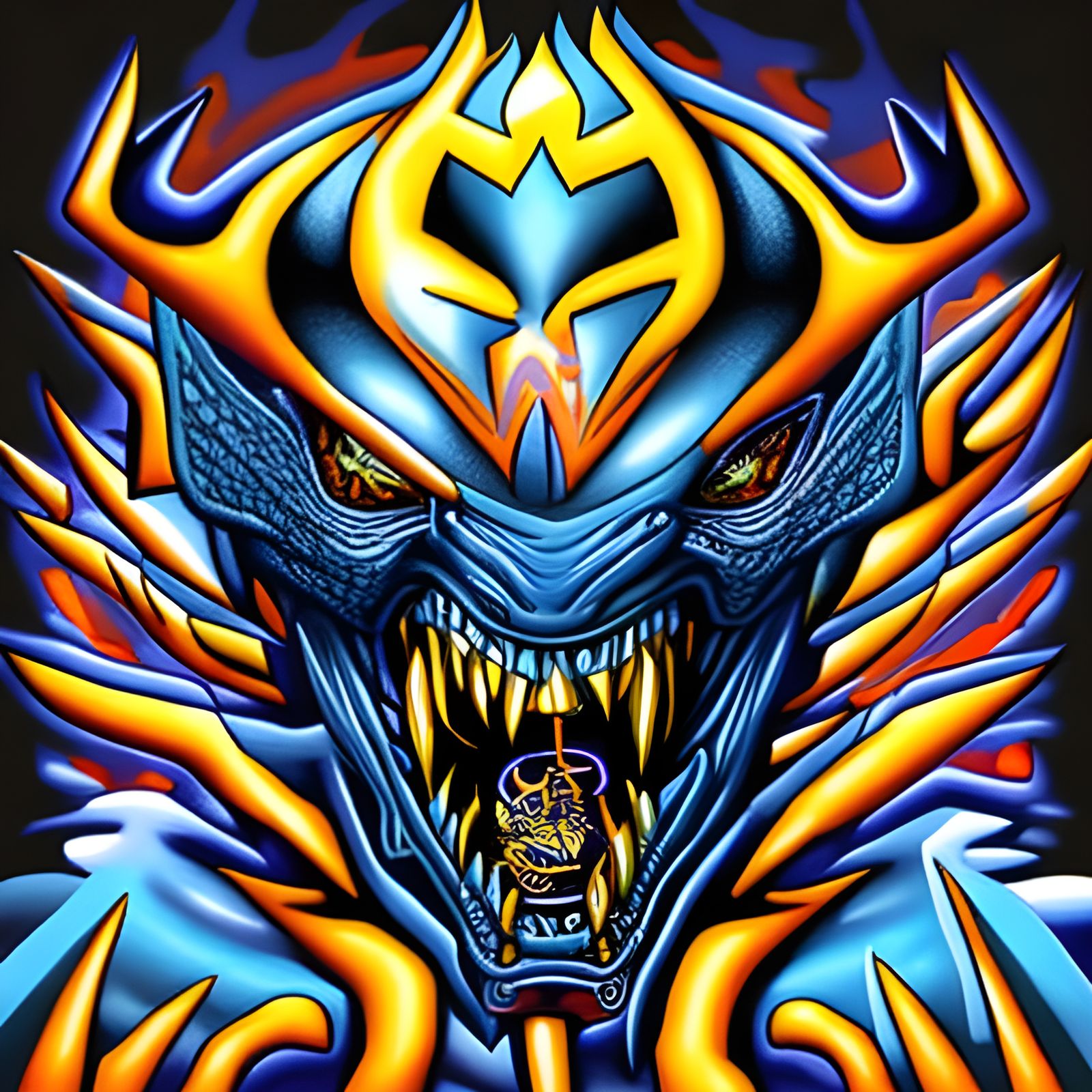 Electric Cobra: Heavy Metal Horror Concept Art