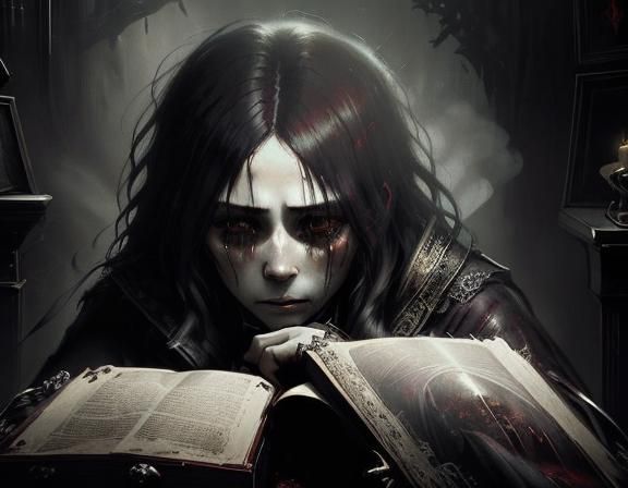 Surreal Crooked Man in a Distorted House