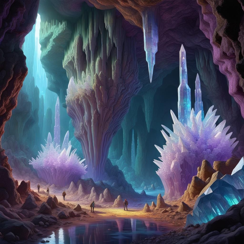 journey to the center of the earth, massive crystal caves