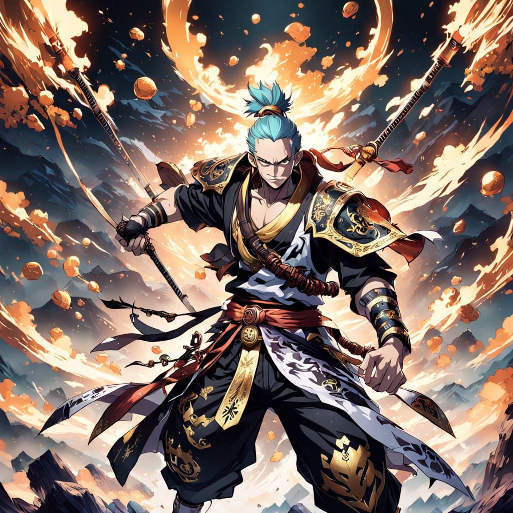 Heroic Zero in Epic Anime Art