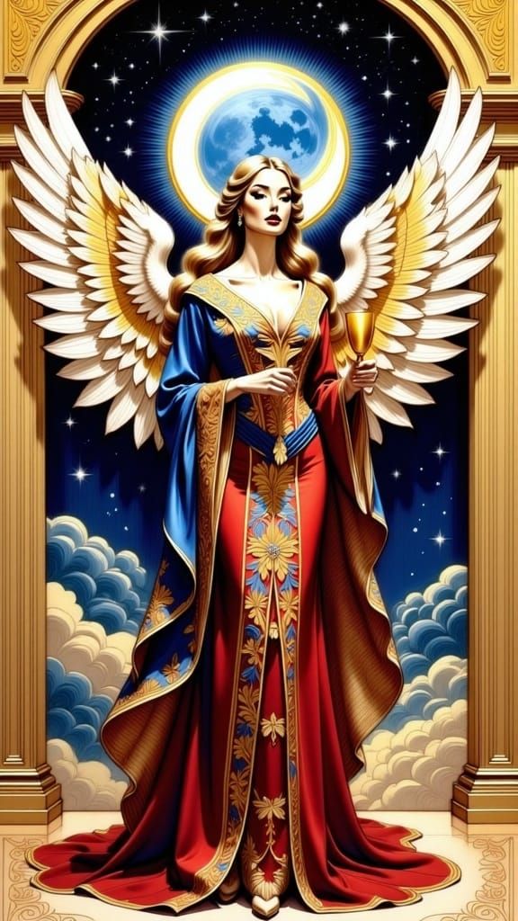 Masterpiece Tarot Card: Temperance