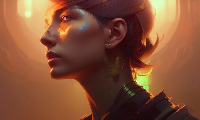 Last Hope Portrait in Cyberpunk Style, 8K