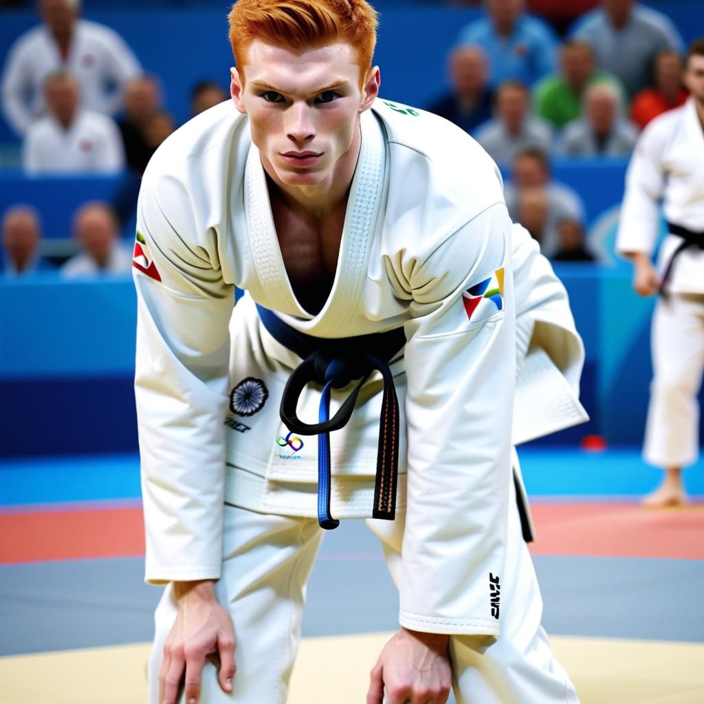 Ginger Pride in the Judo Ring: Embracing the Olympic Spirit (4)