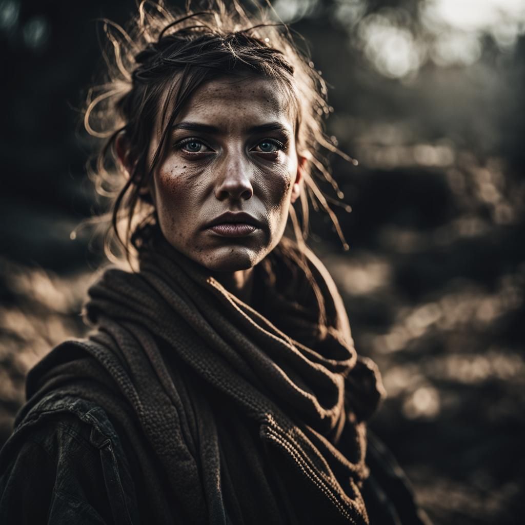 Post-Apocalyptic Portrait in Ambient Light