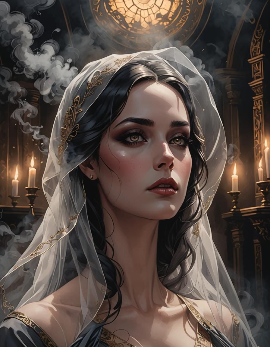 Seraphine, Goddess of Whispers - Seraph of Secrets