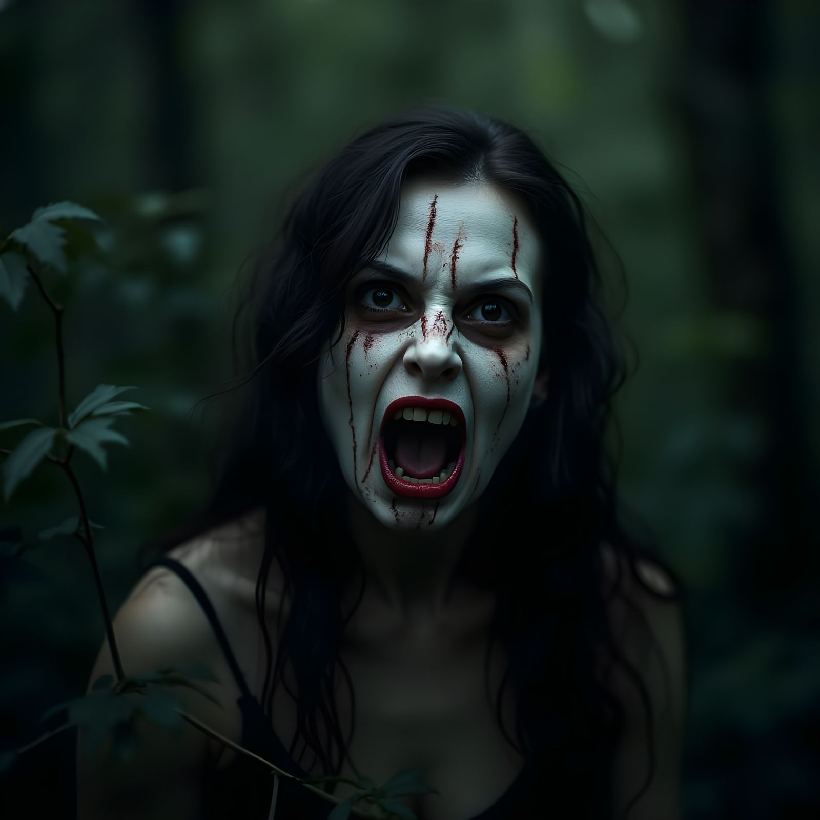 Mysterious Witch in Bloom