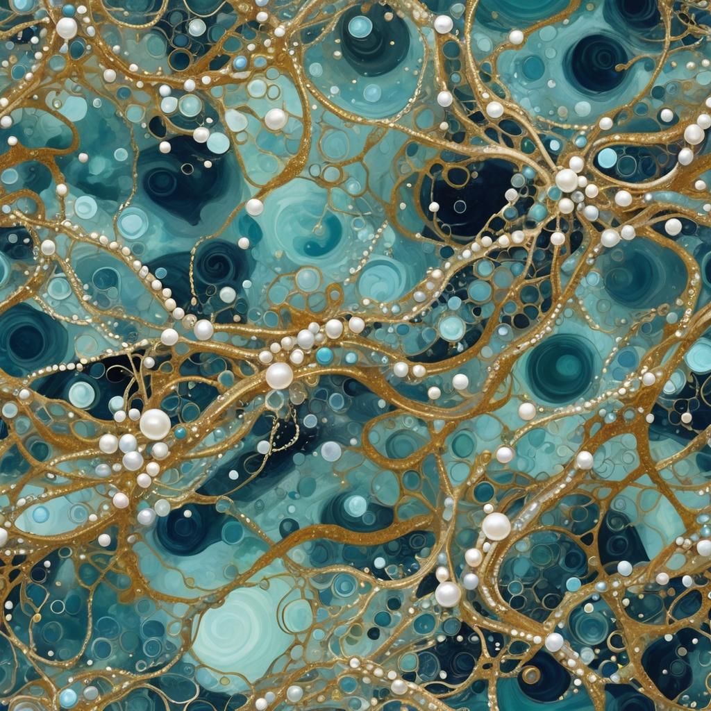 Abstract Seascape of Submerged Dreams