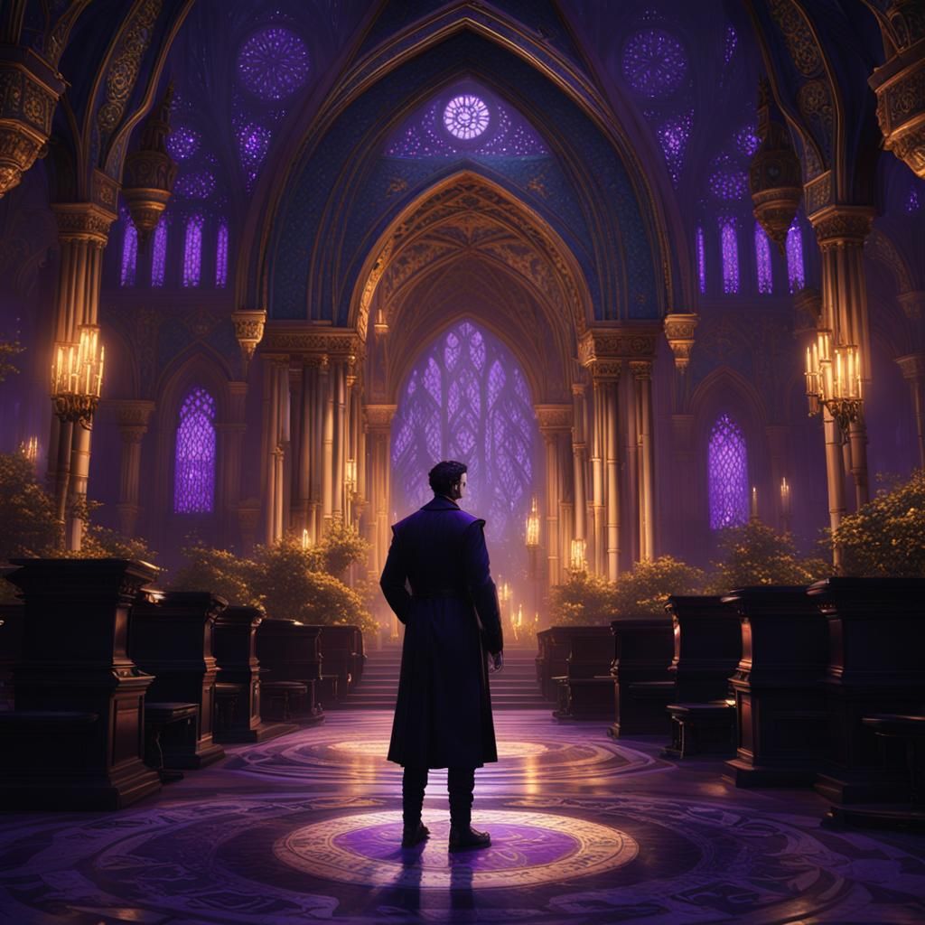 Rhysand in Night Court: Dark Fantasy Concept Art