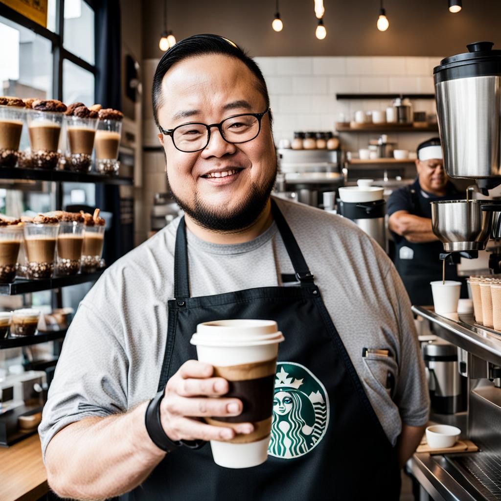 Coffee Shop Owner with Down's Syndrome