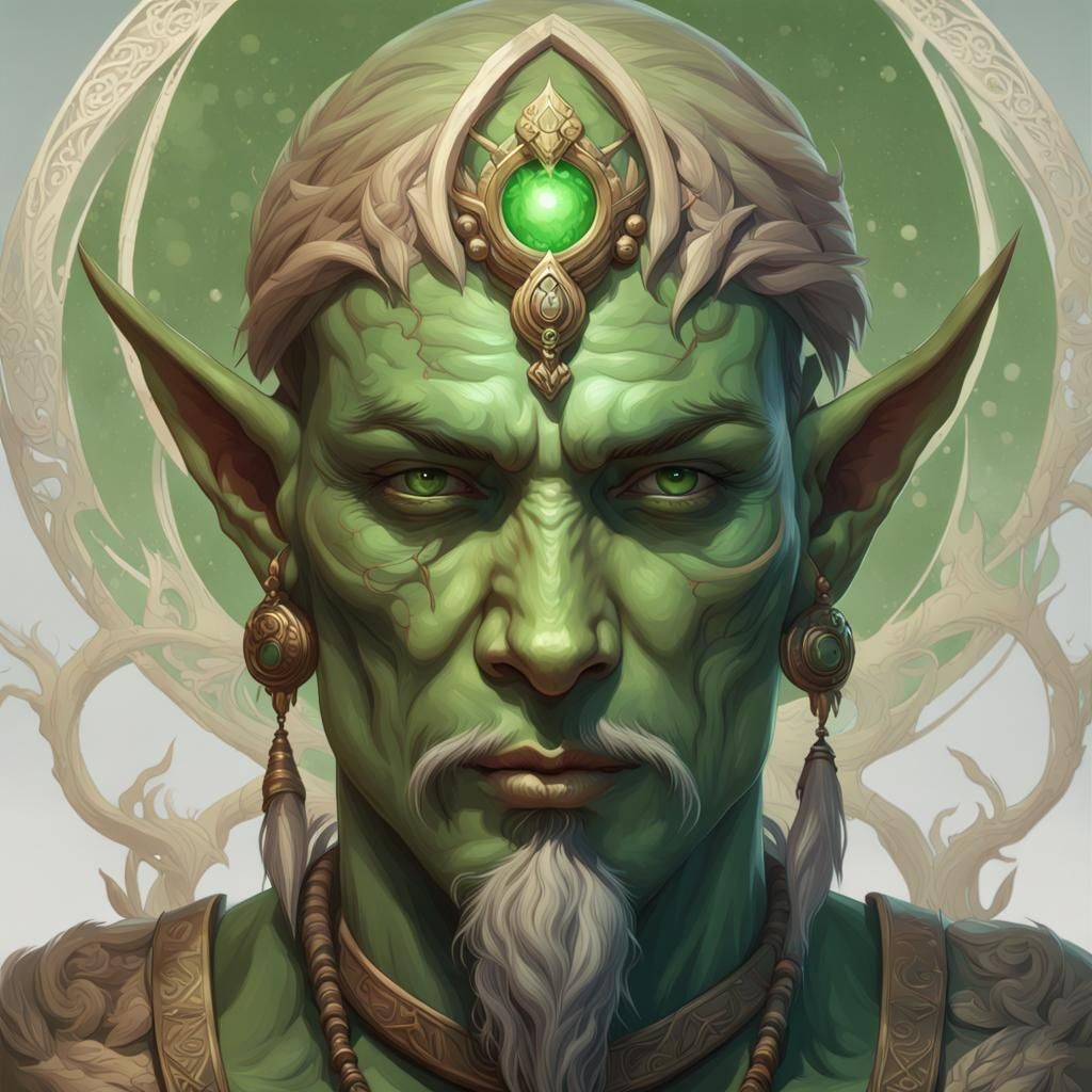 Githyanki Circle of Dreams Druid Portrait