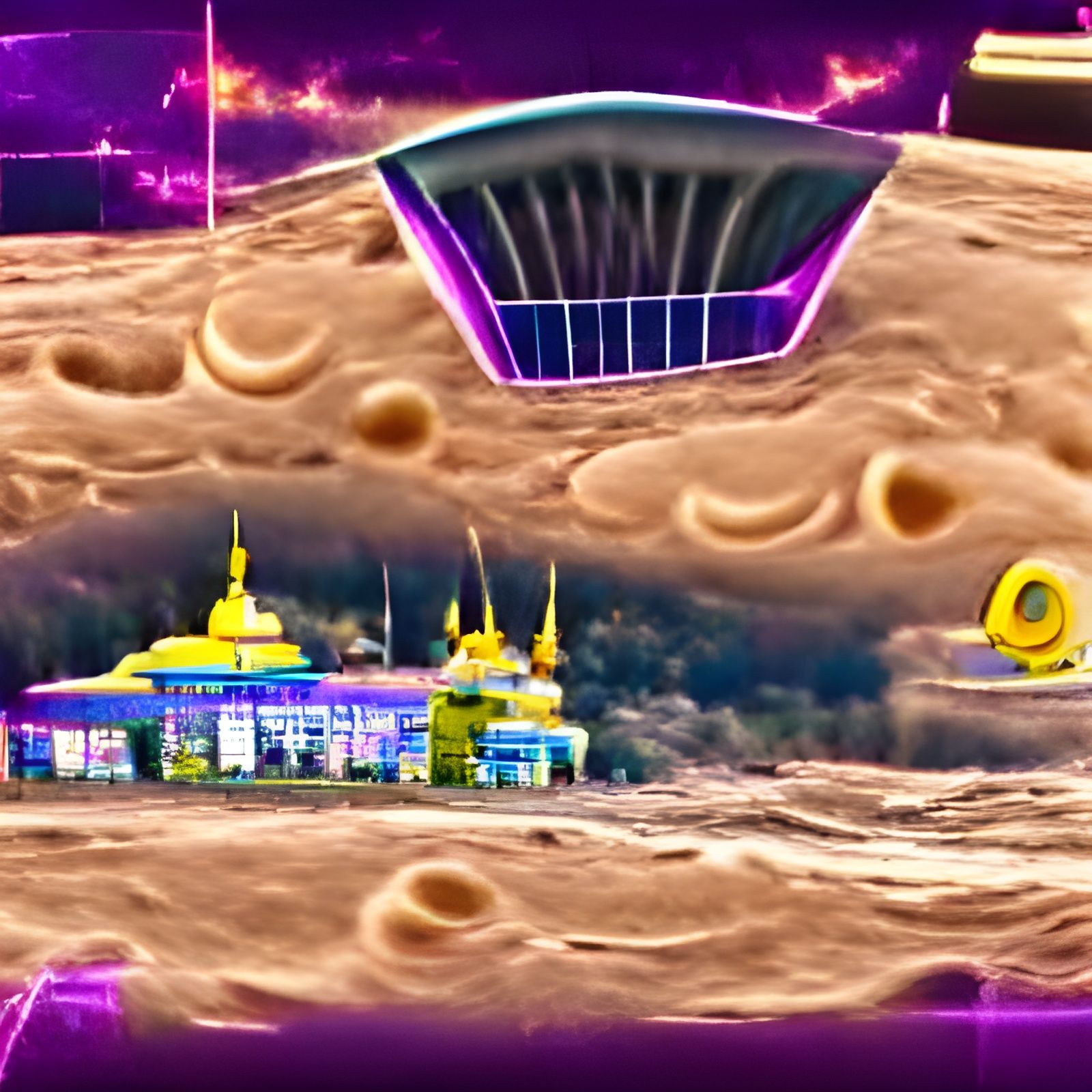 Galactic Federation Funhouse on Venus in 8k