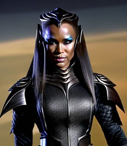 Stunning Female Klingon Empress Portrait