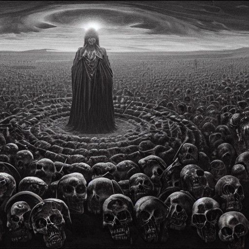 Sinister Circles of Hell in Renaissance Style