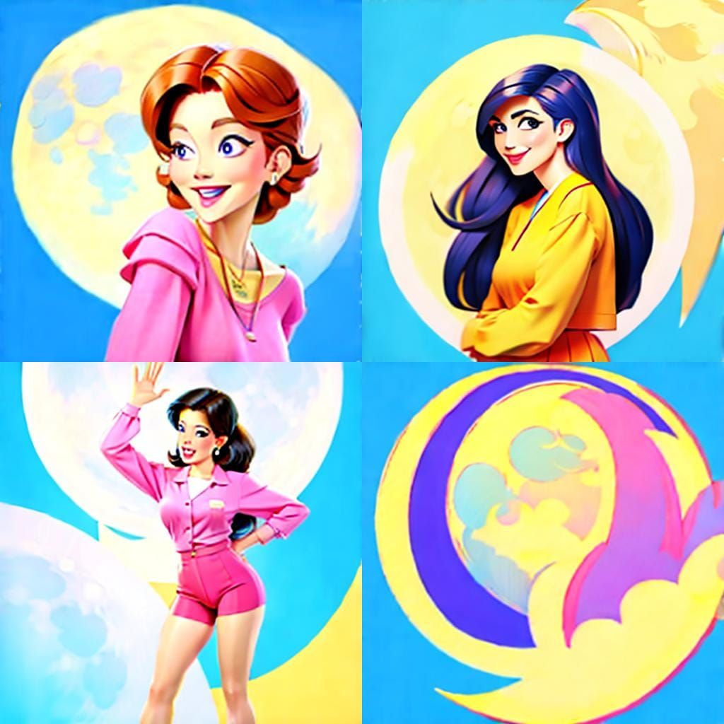 AI Image of the Moon