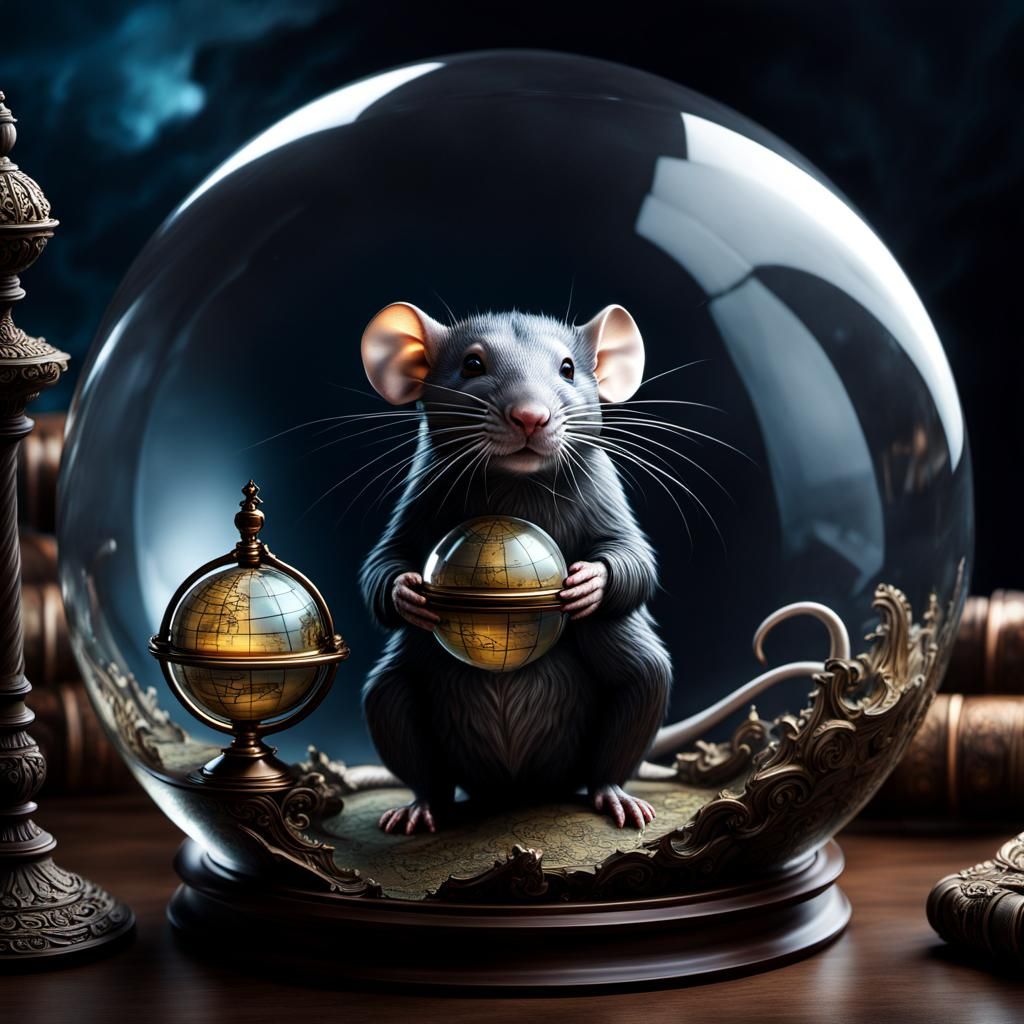 Rat God of the High Seas with London Globe