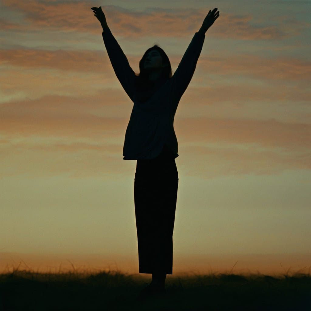 Intimate Portrait of a Woman in Contemplative Silence