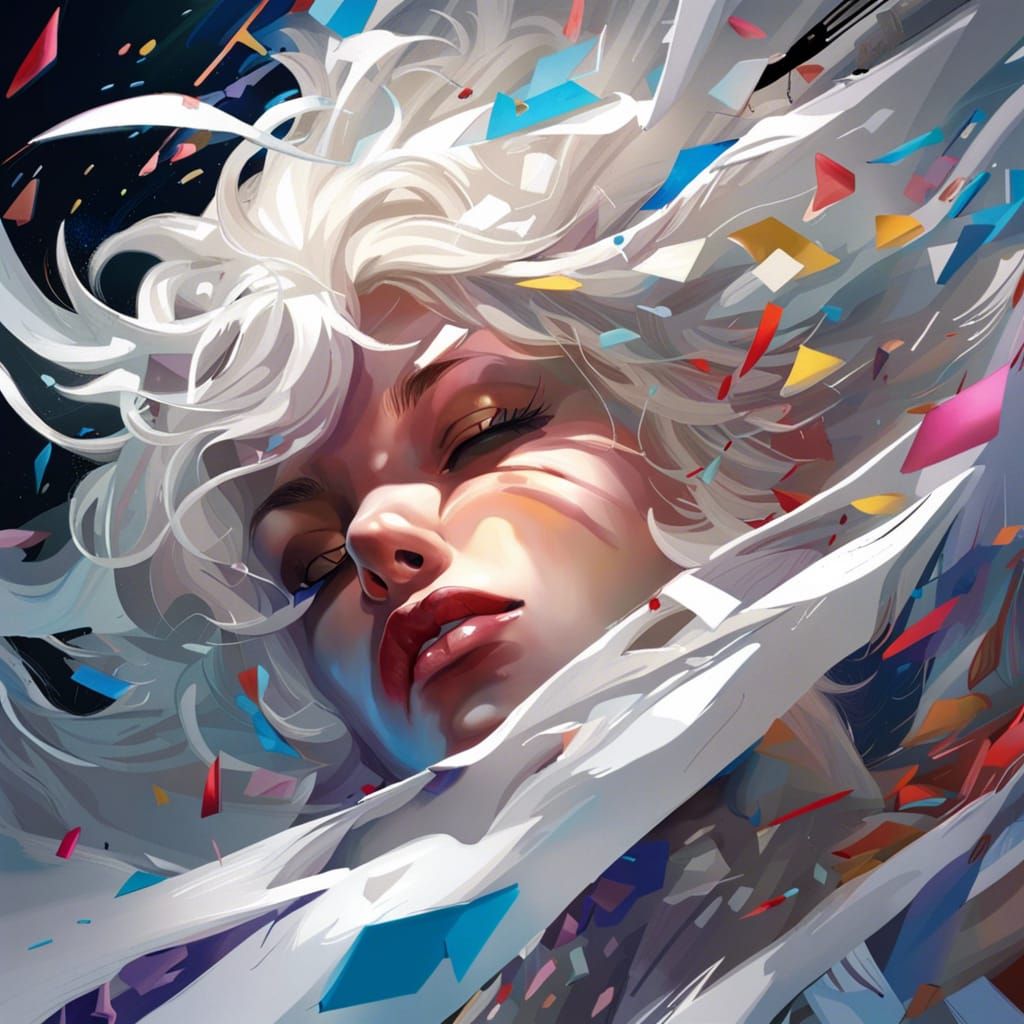 Hyperrealistic Nights in White Satin Concept Art