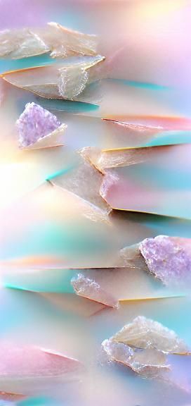 Pastel Crystals in Ethereal Aesthetic