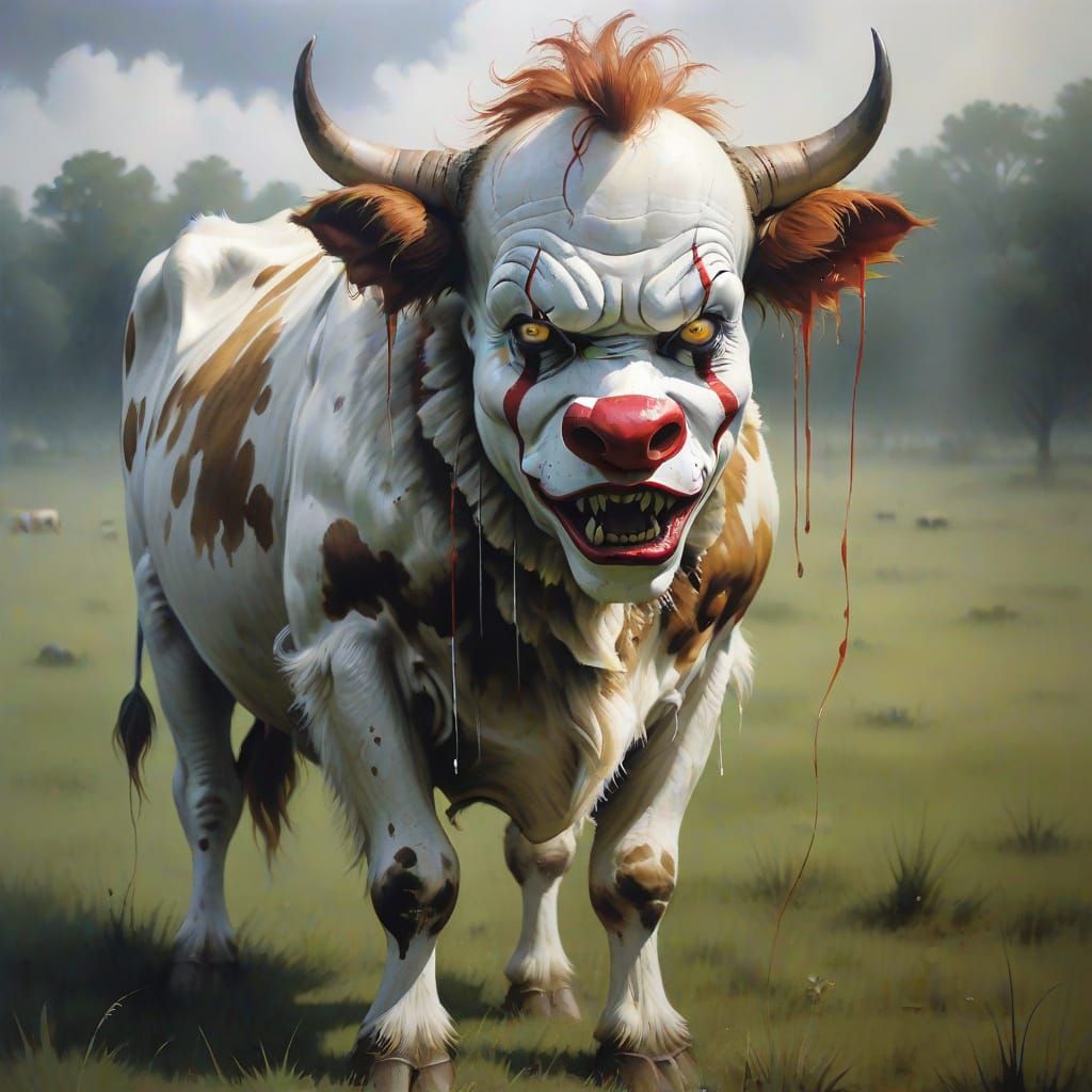 Pennywise Cow Hybrid: A Horrific Vision