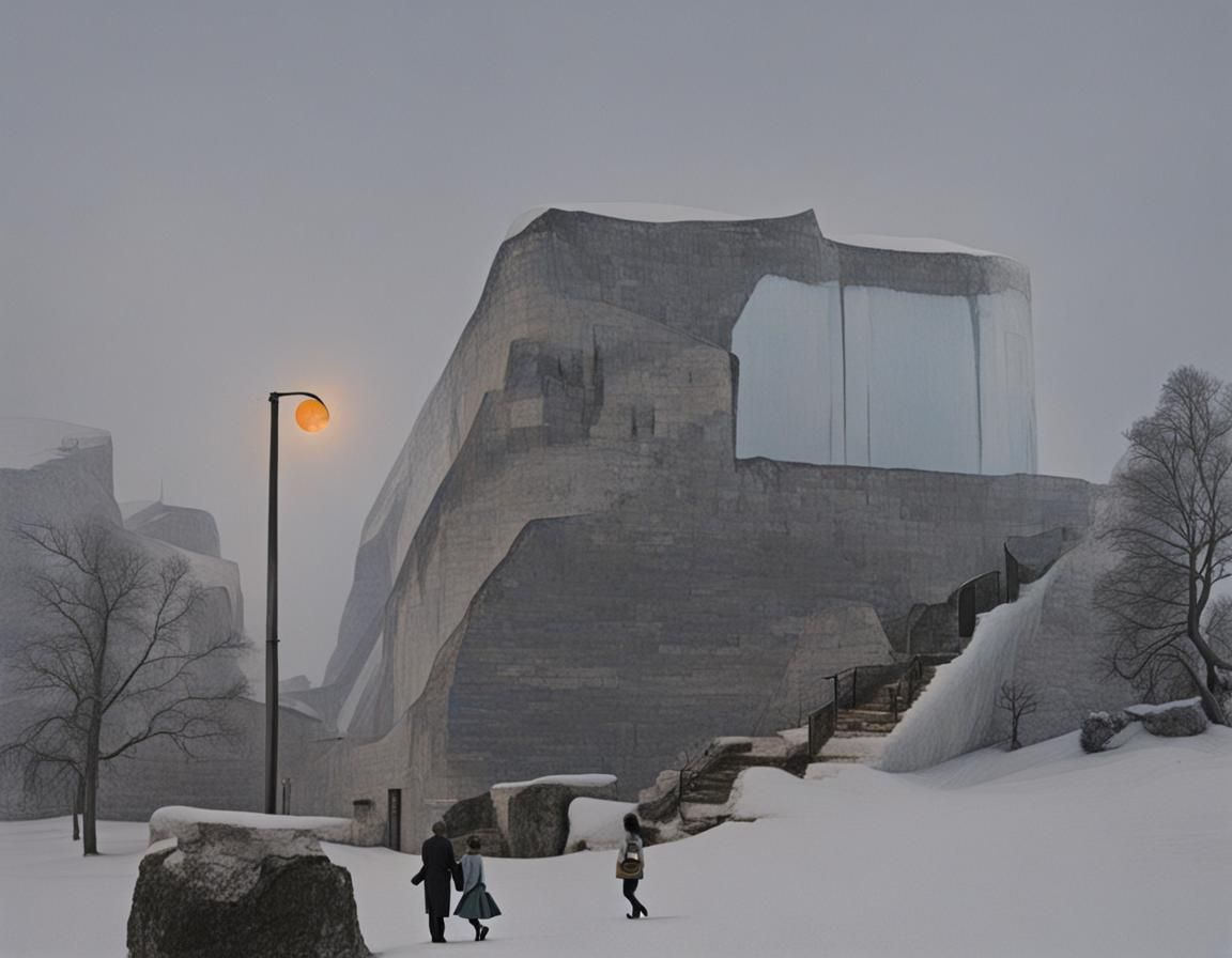 Abstract Portrait in Cubist Style