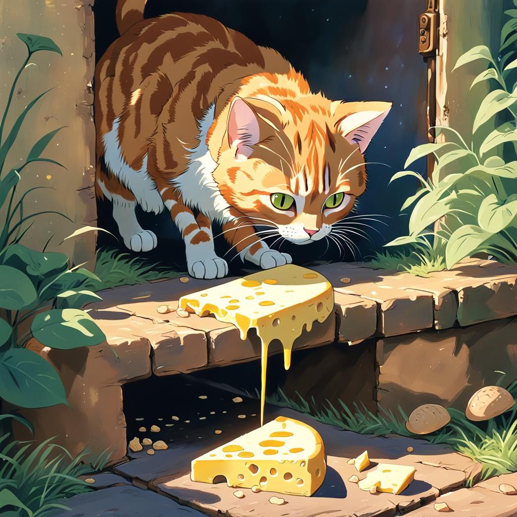 Ginger Tabby and Mouse, Anime Key Visual