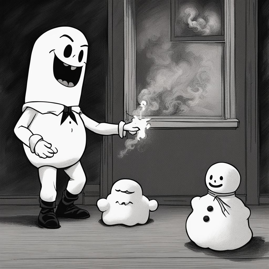 Dracula Meets the Stay Puft Marshmallow Man