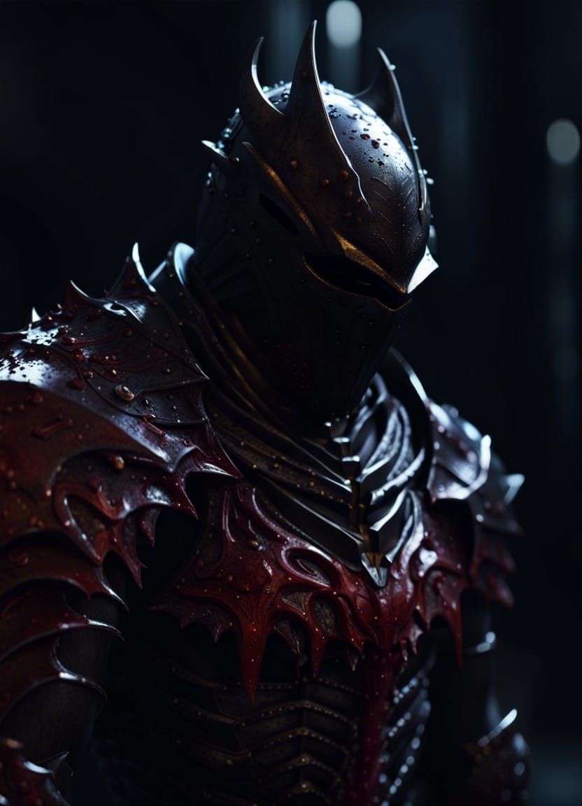 Eldritch Dark Knight in Volumetric Lighting