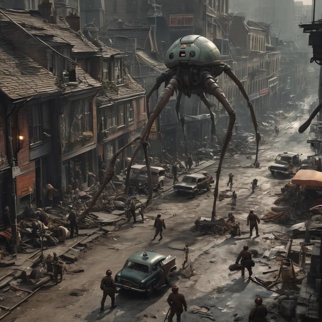 War of the Worlds: Martian Invasion Scene