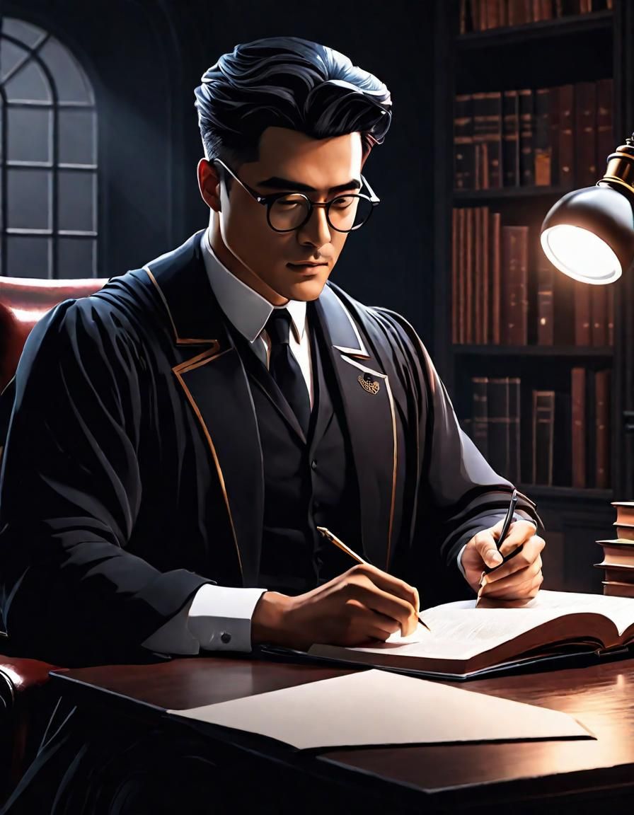 Dark Academia Aesthetic Inspired AI Image