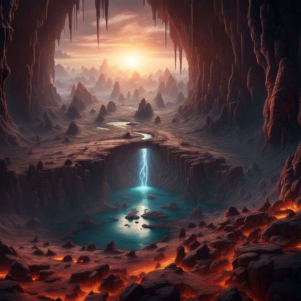 Mysterious Beauty Emerges as Detailed Matte Painting