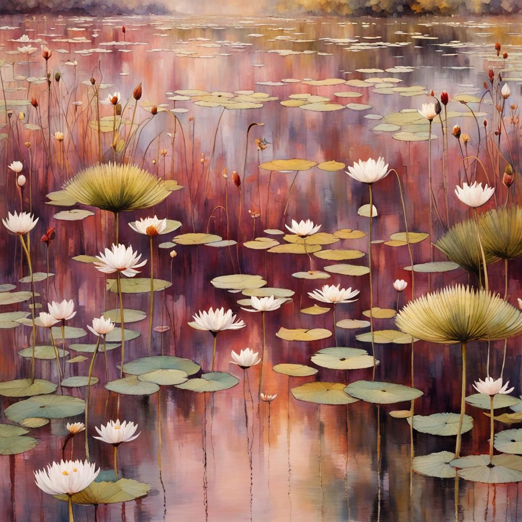 Reflections on Water: Art Brut Botanical Illustration