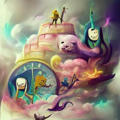 Adventure Time AI Image