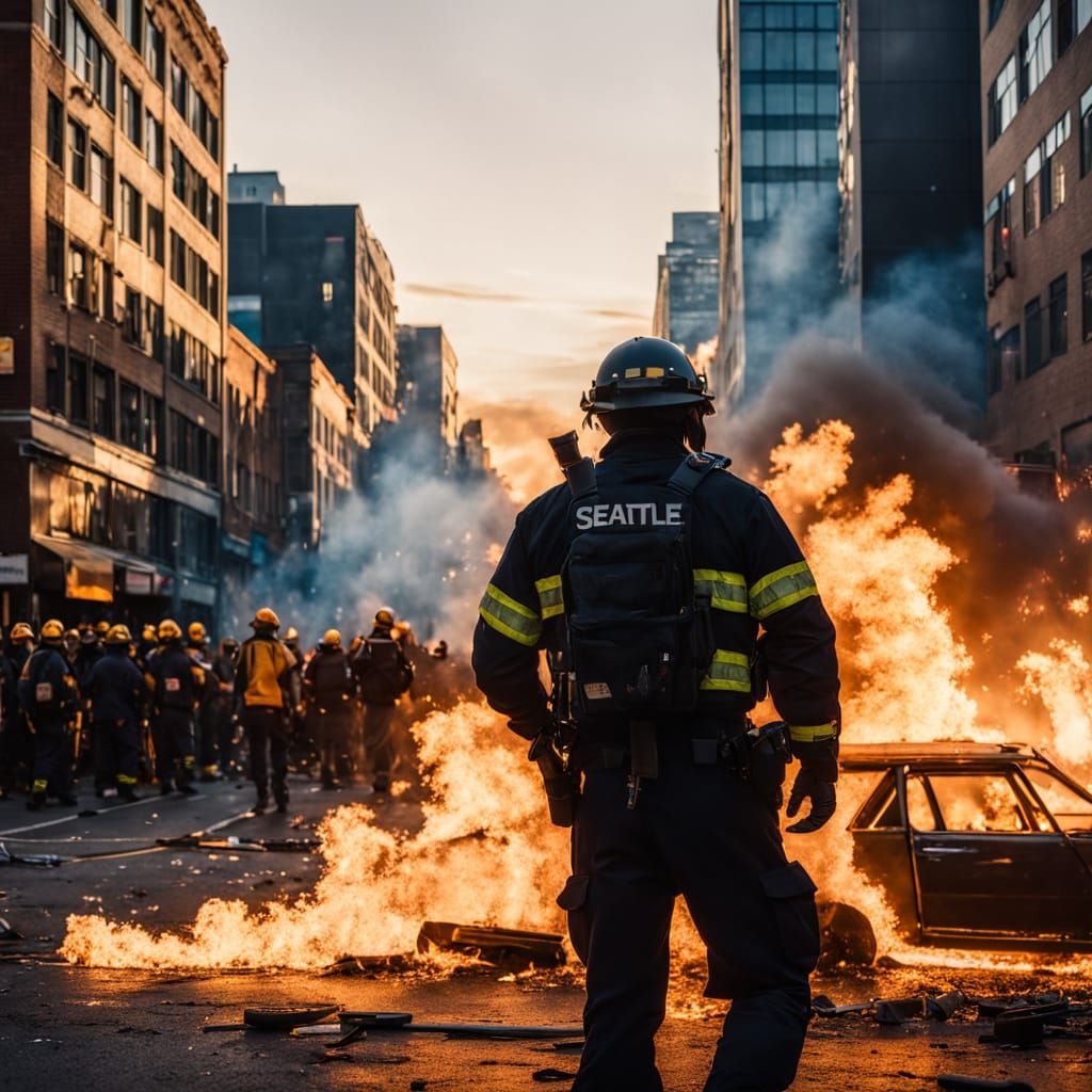 Seattle on Fire: Cinematic Urban Chaos