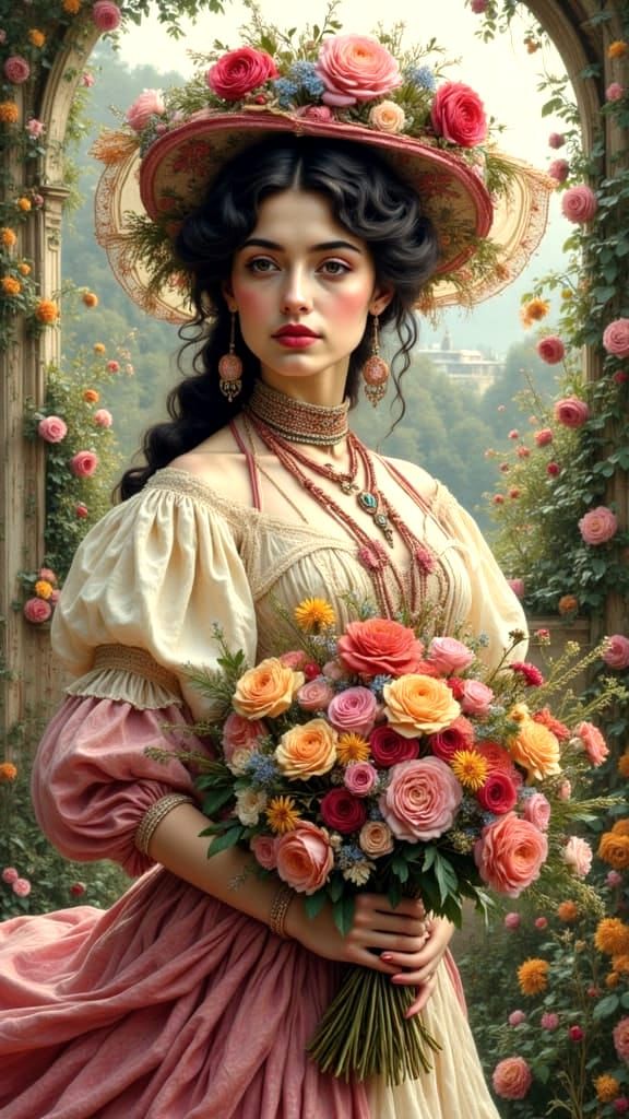 In the Flower Garden